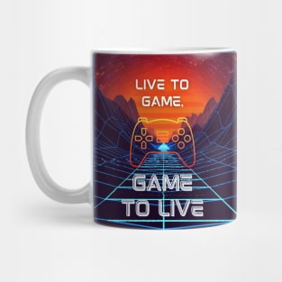 Live To Game Game To Live Gaming Mug